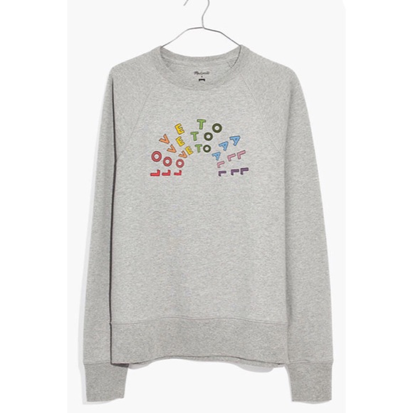 Madewell Tops - Madewell x Human Rights Love to All Sweatshirt